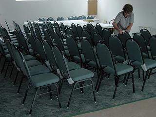 Chairs Arrive at Gulf to Bay Slide 6
