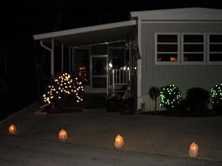 Christmas Luminaries at Gulf to Bay Slide 35