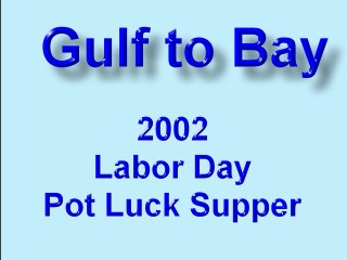 Labor Day 2002 Pot Luck supper
