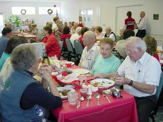 Christmas Dinner at Gulf to Bay 2002 - Slide 9