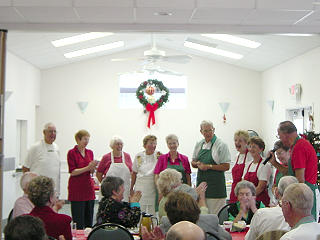 Christmas Dinner at Gulf to Bay 2002 - Slide 14