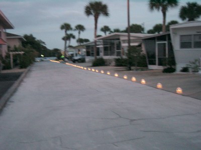 Christmas Luminaries at Gulf to Bay - 2003 - Slide 1