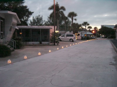 Christmas Luminaries at Gulf to Bay - 2003 - Slide 5
