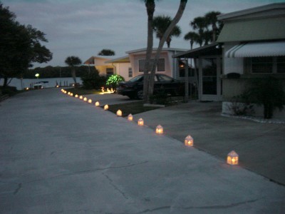 Christmas Luminaries at Gulf to Bay - 2003 - Slide 6