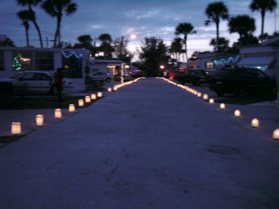 Christmas Luminaries at Gulf to Bay - 2003 - Slide 26