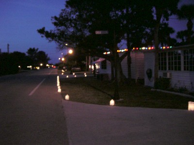 Christmas Luminaries at Gulf to Bay - 2003 - Slide 38