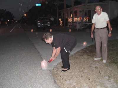 Christmas Luminaries at Gulf to Bay - 2003 - Slide 59