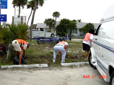 Gulf to bay Adopt-A-Road March 31 2001 Slide 7