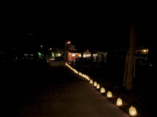 Christmas Luminaries at Gulf to Bay Slide 20