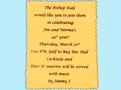 Bishops 49th Anniversary Party - Slide 0