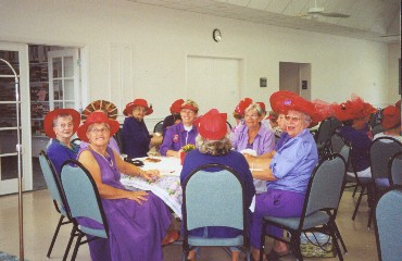 Red Hat Society 02-20-2003 - Photo by Linda King -
 Slide 4
