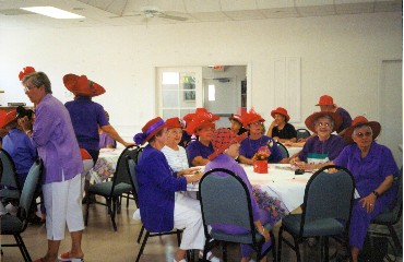 Red Hat Society 02-20-2003 - Photo by Linda King -
 Slide 6