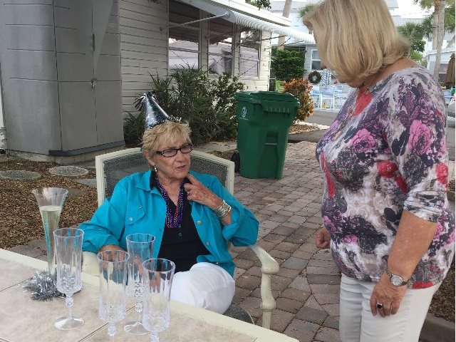 Norma Bishops Birthday Party on the Patio - Slide 3